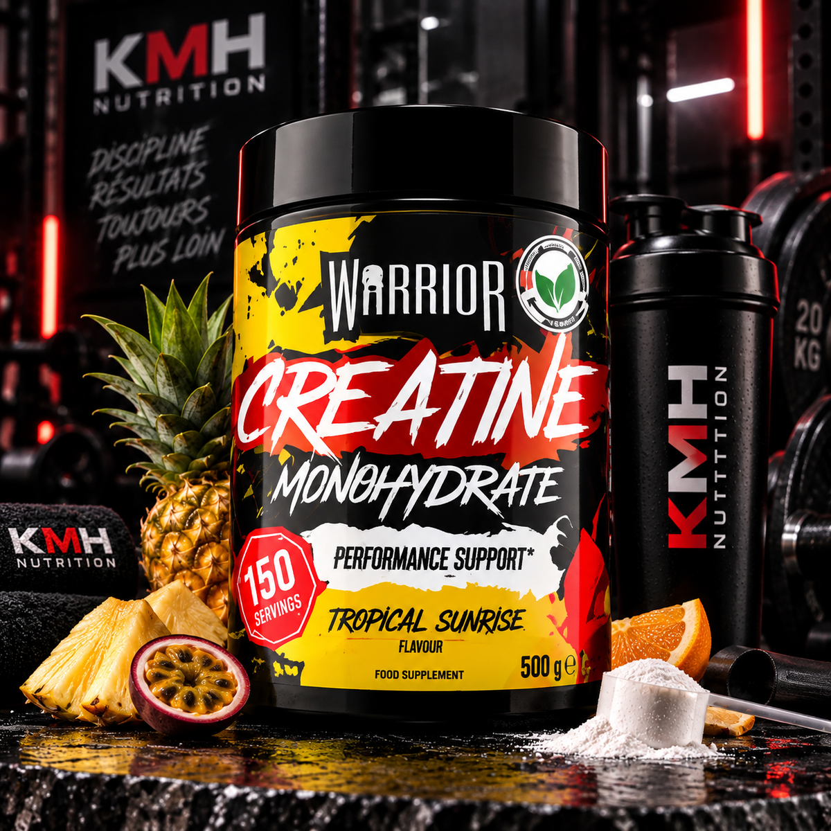 Créatine Warrior Tropical Sunrise 500g