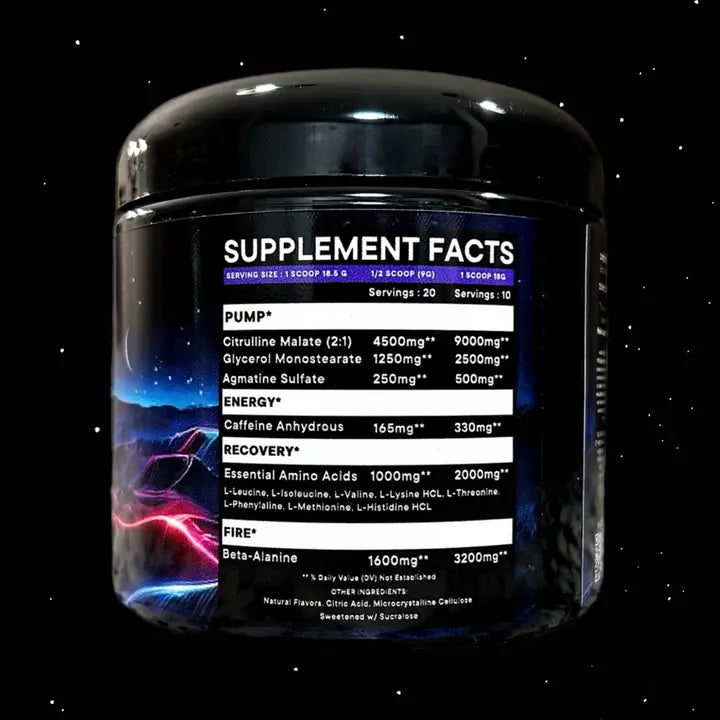MINDBENDER Pré-entraînement puissant avec BCAA - 20/10 portions