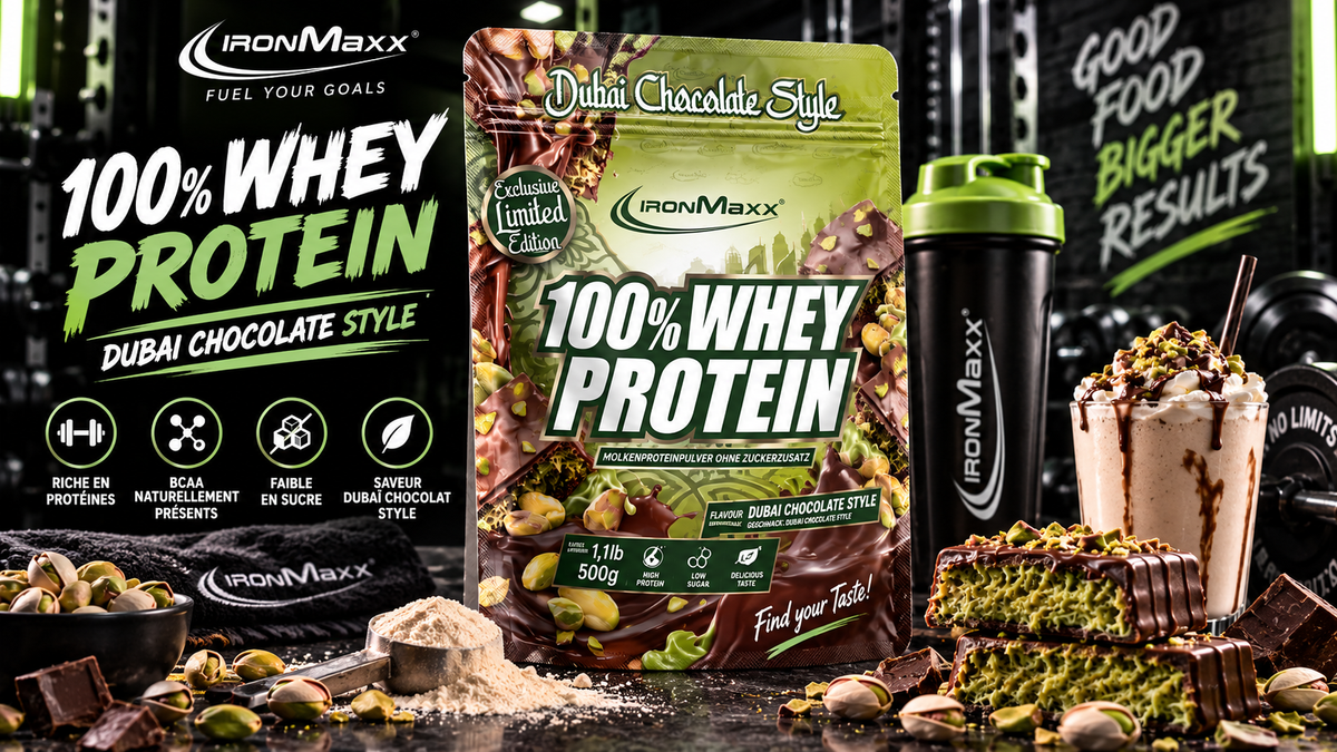 IronMaxx 100% Whey Protein Dubai Chocolat