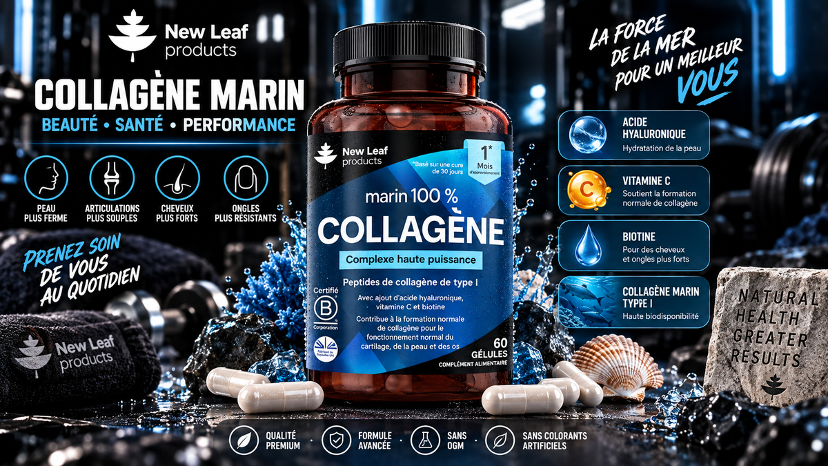 Collagène Marin Pur de Type 1, Peptides de Collagène