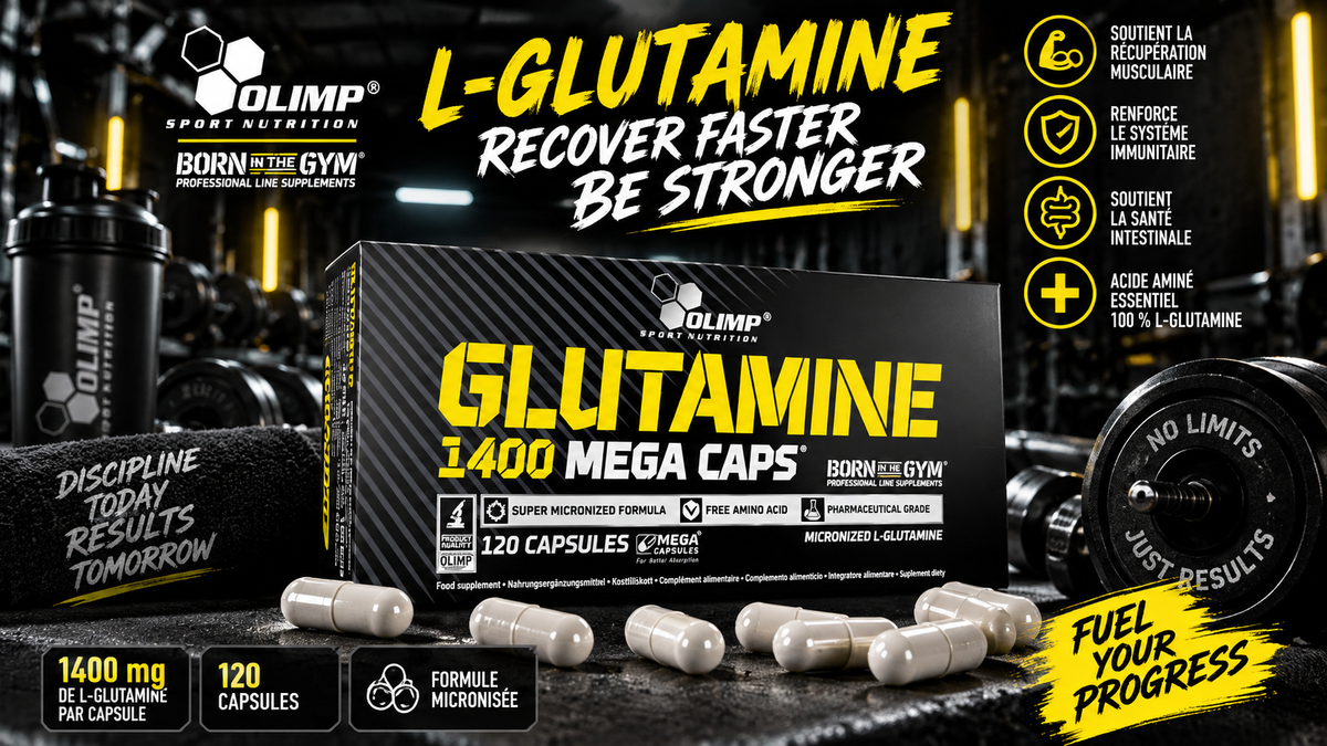 OLIMP SPORT NUTRITION L-Glutamine 1400 Mega Caps 120 caps