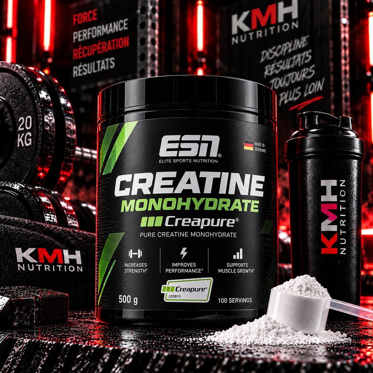 Poudre de créatine micronisée Optimum Nutrition